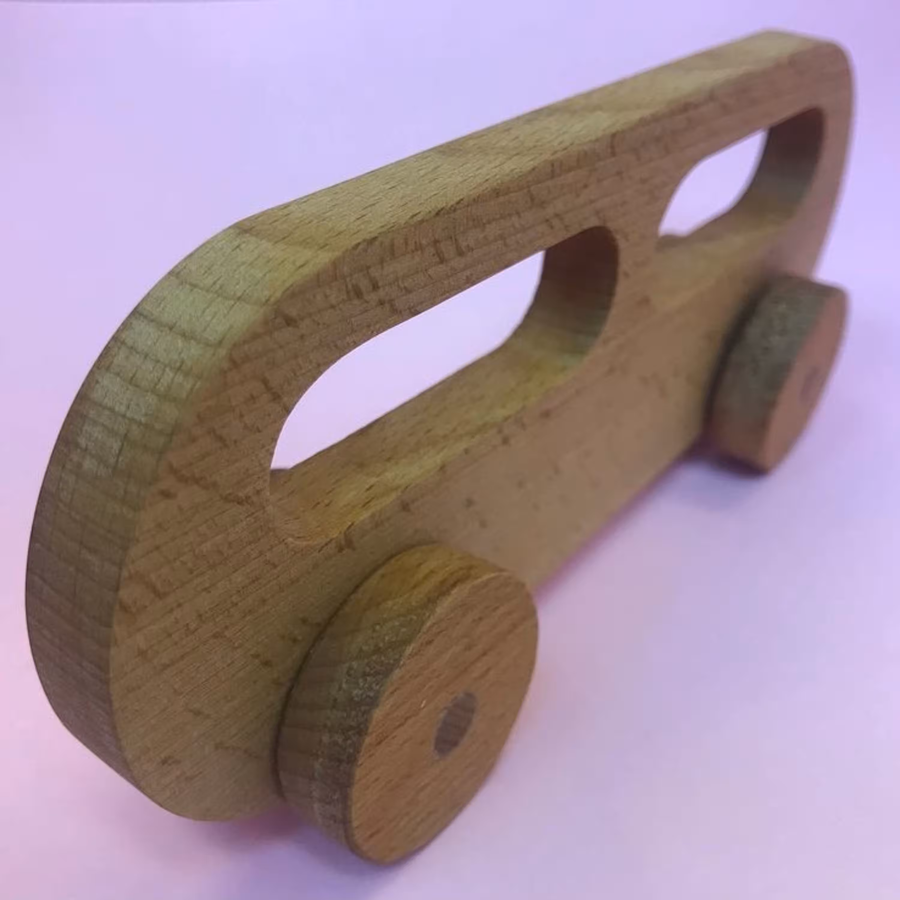 ماشین بیضی با 2 پنجره بیضی تمام چوب. چوب راش