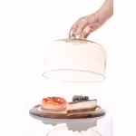 کیک خوری 30 سانتی چوب گردو CAKE SERVE/30
