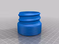 مدل سه بعدی نگهدارنده (Threaded Container STL)