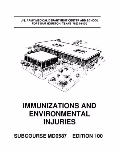  دانلود کتاب Immunizations And Environmental Injuries Md0587, 100th ed, 2006 - دانلود کتاب های دانشگاهی