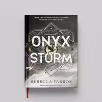 کتاب Onyx Storm جلد سخت (HARDCOVER)