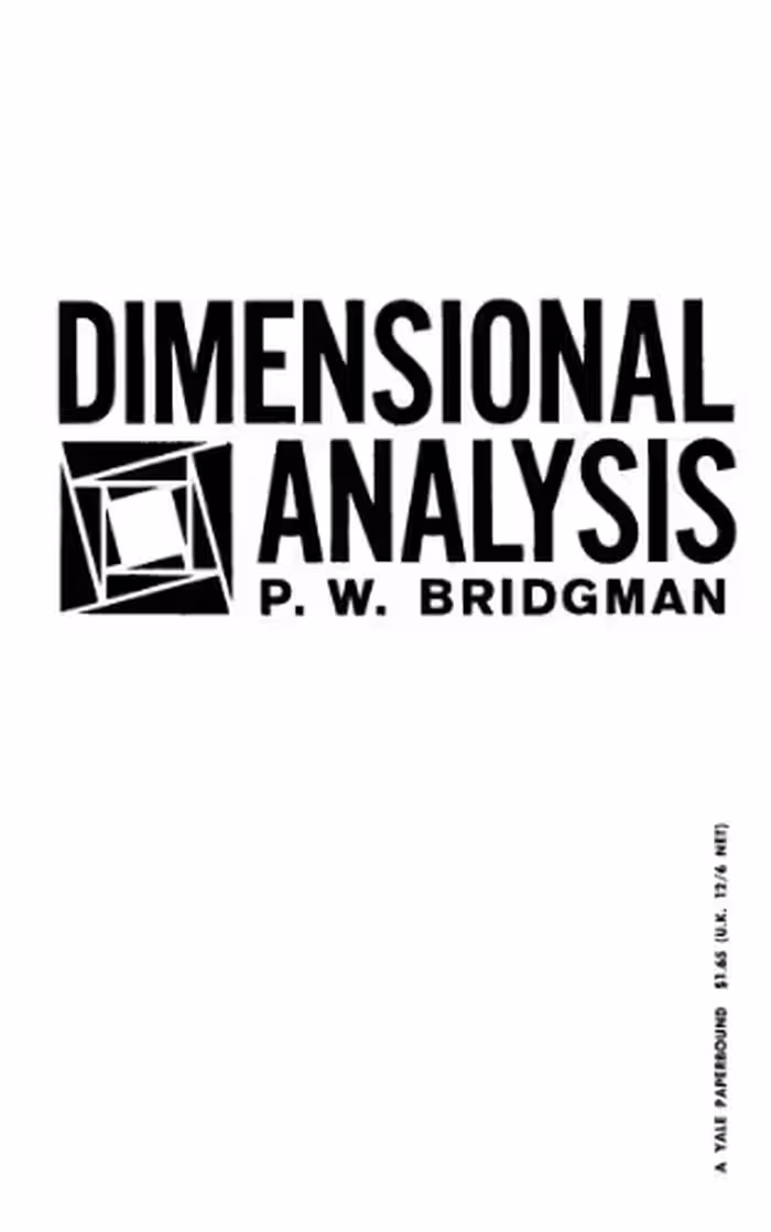 خرید و دانلود نسخه کامل کتاب Dimensional analysis