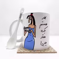 خرید ماگ-لیوان  بهارهستم (باقابلیت تغییر نام)بدون .،زیر لیوانی  . کد 31