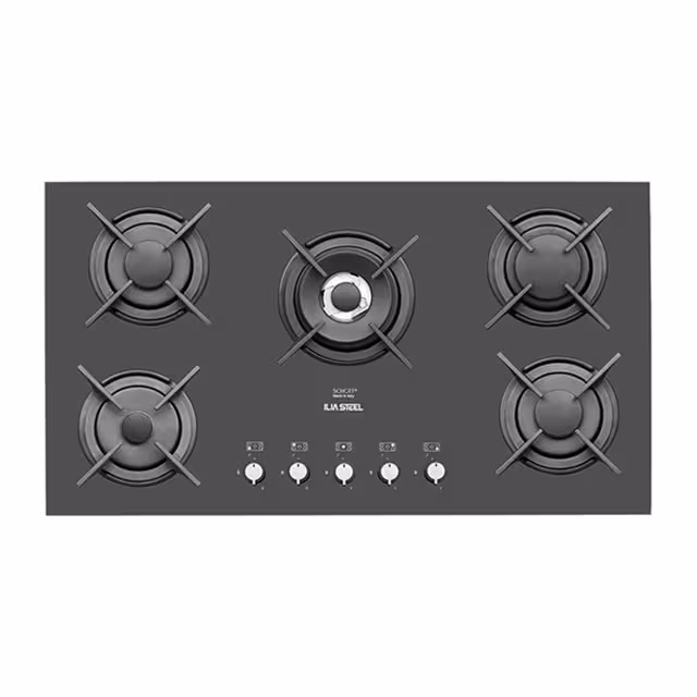 اجاق گاز صفحه ای ایتالیایی ایلیا استیل مدل IG 5910