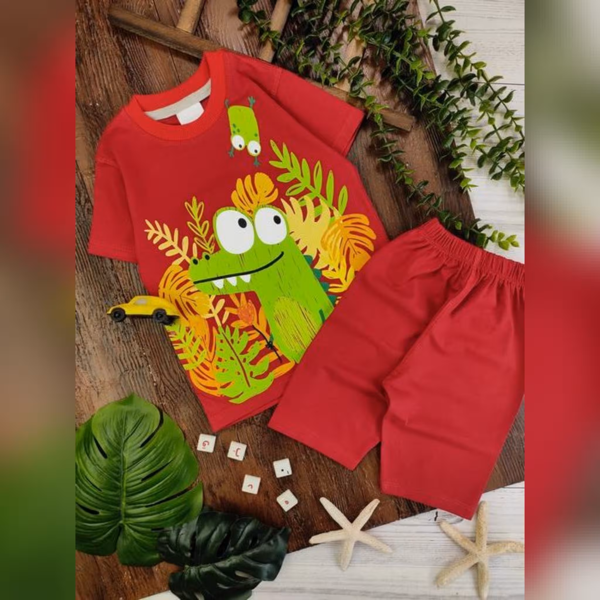 تیشرت و شلوارک پسرانه کروکدیل