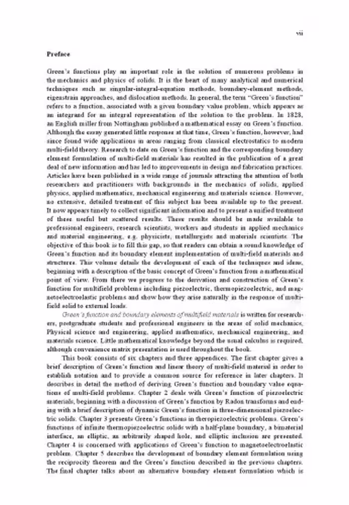 خرید و دانلود نسخه کامل کتاب Green's function and boundary elements of multifield materials