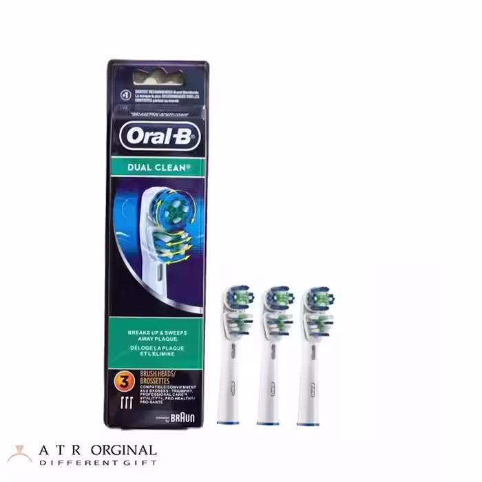 سری یدک مسواک برقی اورال بی 3 عددی مدل Oral-b Dual Clein Braun