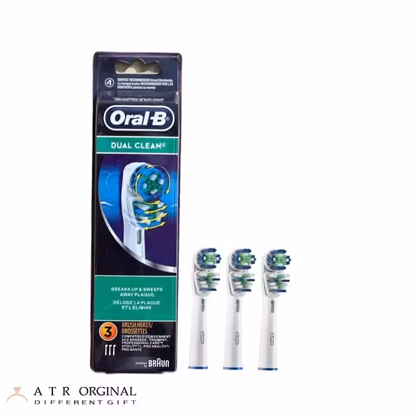 سری یدک مسواک برقی اورال بی 3 عددی مدل Oral-b Dual Clein Braun
