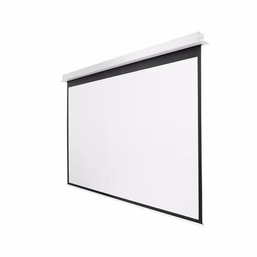 پرده نمایش یا پرده پروژکتور - پنهان در سقف موتوری - 125 × 225 سانتیمتر | برابر با 100 اینچ واید - Hidetech Series Recessed Motorized Screen HT-MF100 WB5 - گرندویو Grandview