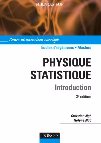 خرید و دانلود نسخه کامل کتاب Physique statistique: introduction