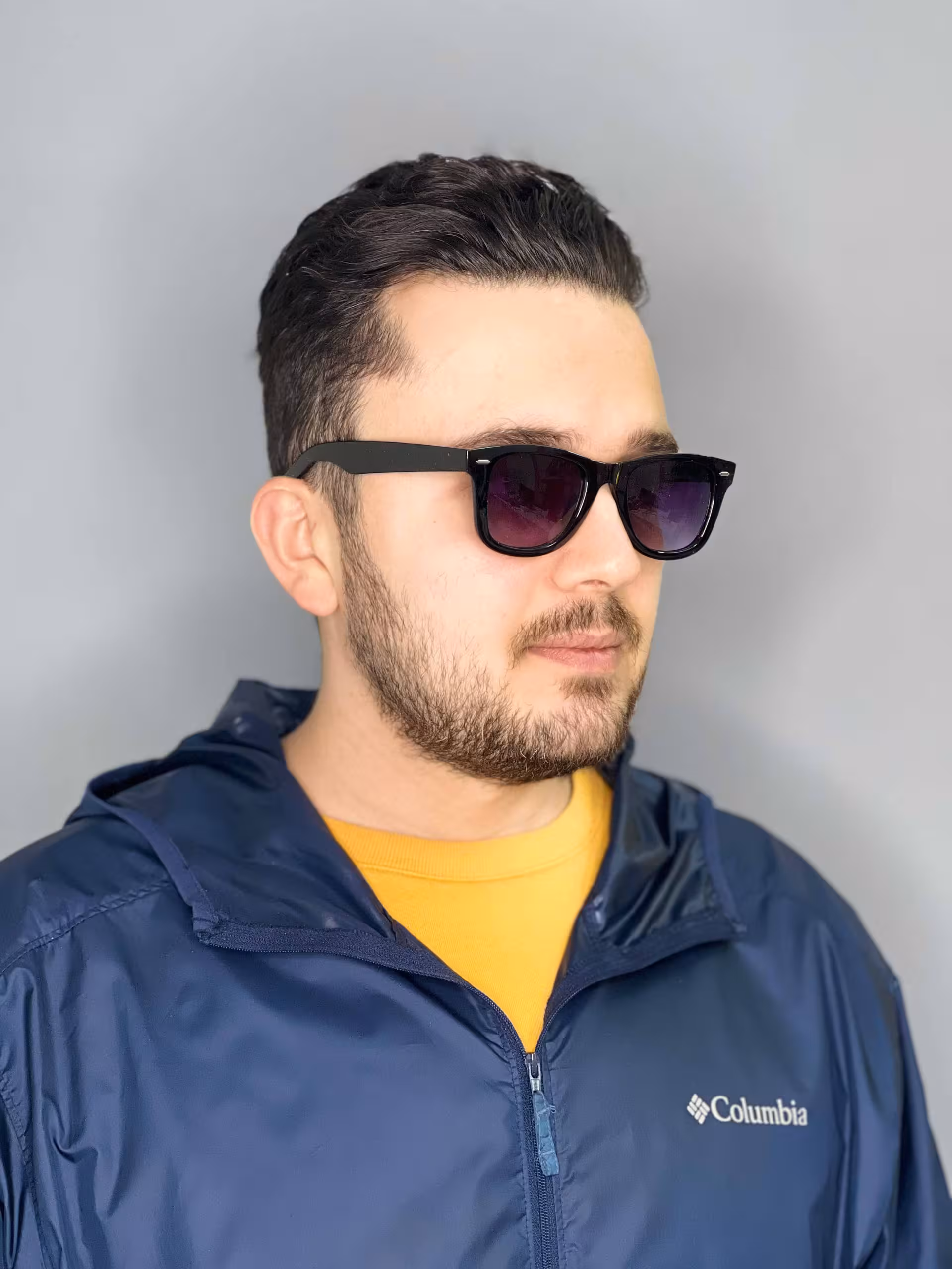 عینک دودی پسرانه رنگ مشکی uv400 اورجینال