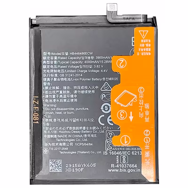 باتری موبایل اورجینال Huawei Y9 Prime 2019 HB446486ECW