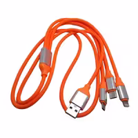 کابل تبدیل USB به microUSB / USB-C / لایتنینگ اکسپلور مدلXP3i1 طول 1 متر