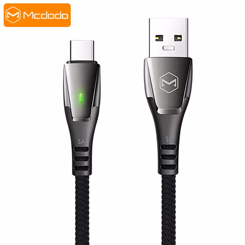 کابل شارژ تایپ سی هوشمند و سوپر فست شارژ مک دودو McDodo CA-6790 intelligent Type-C cable