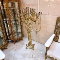 لوستر کنار سالنی، جنس آلیاژ، با رنگ ثابت و ماندگار