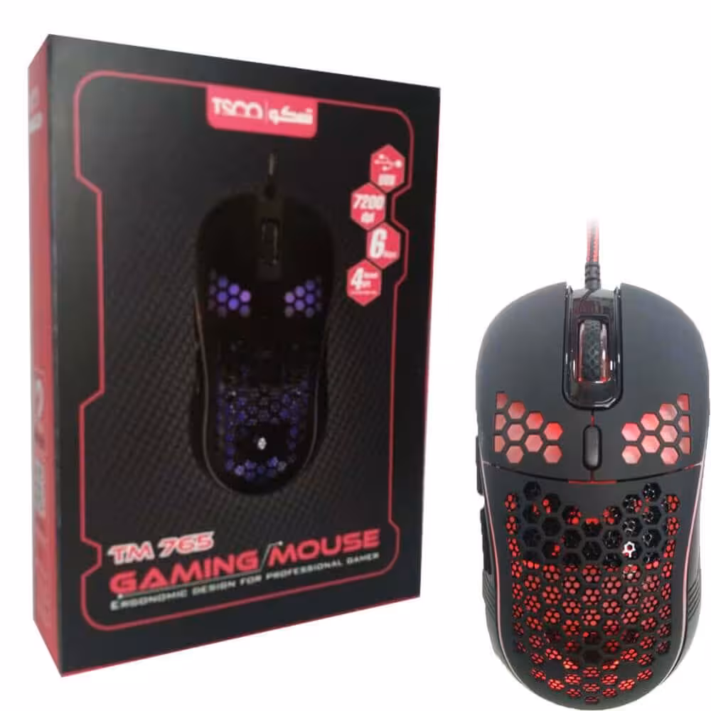 موس سیم دار گیمینگ TSCO TM 765 GA