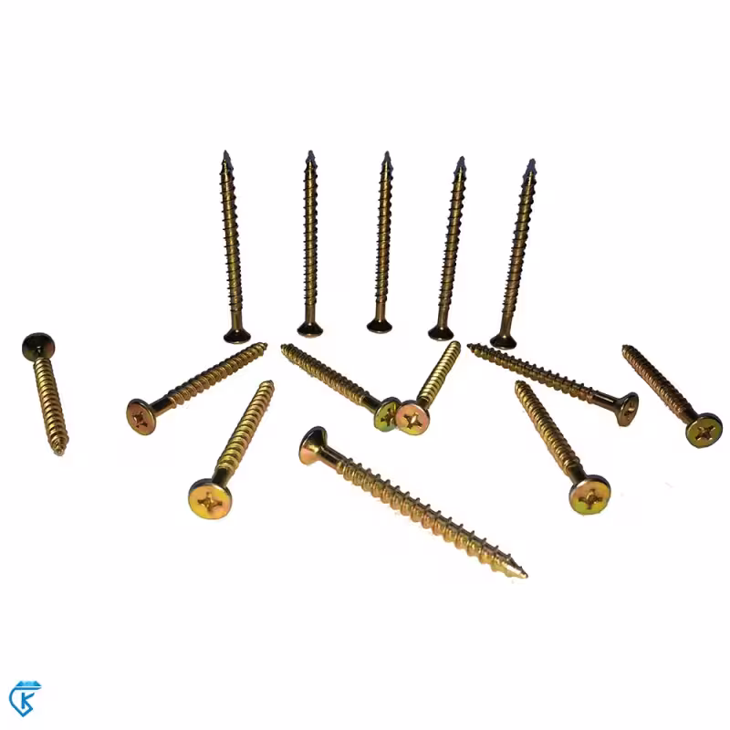 پیچ چوب طلایی 10*25 چهارسو