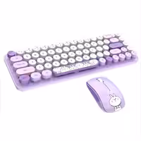 کیبورد و موس پاستلی بی سیم مافی مدل I BEAN PRO