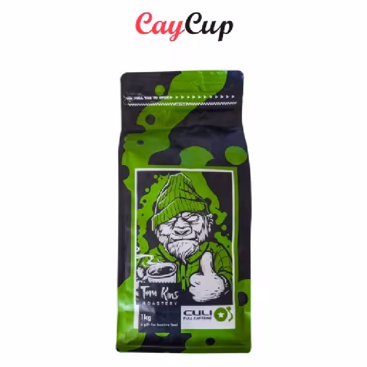 دانه قهوه 70 درصد روبستا کولی سبز تام کینز 1000 گرم