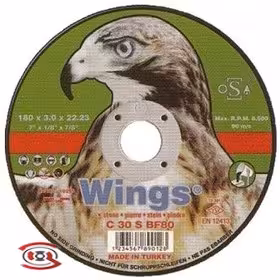 صفحه سنگ برش آهن بزرگ 3*180 عقاب