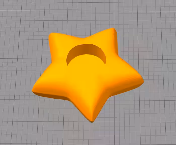 مدل سه بعدی جاوارمر طرح ستاره (STL)