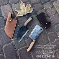 ساتور ضربه با غلاف تیغه فولادی با غلاف مدل صرب و مستطیلی