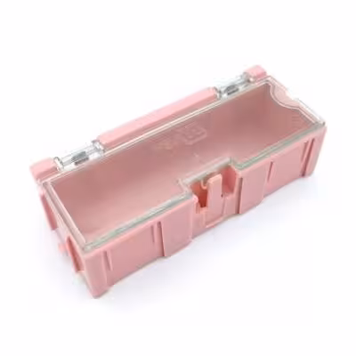 مجموعه 5 عددی جعبه قطعات 75x31.5x21 SMD صورتی