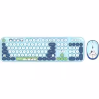 کیبورد و موس بی سیم مافی مدل SILLY CAT COMBO