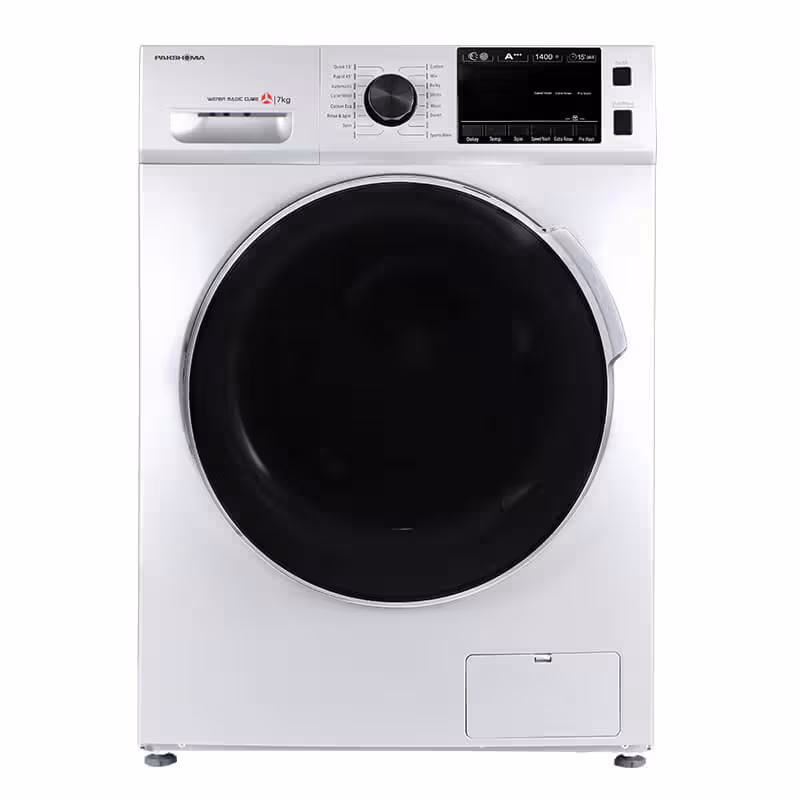 ماشین لباسشویی پاکشوما 7 کیلویی سفید مدل TFB-76401 WT