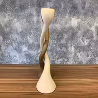 شمعدان دکوری قهوه ای کرم پیجک