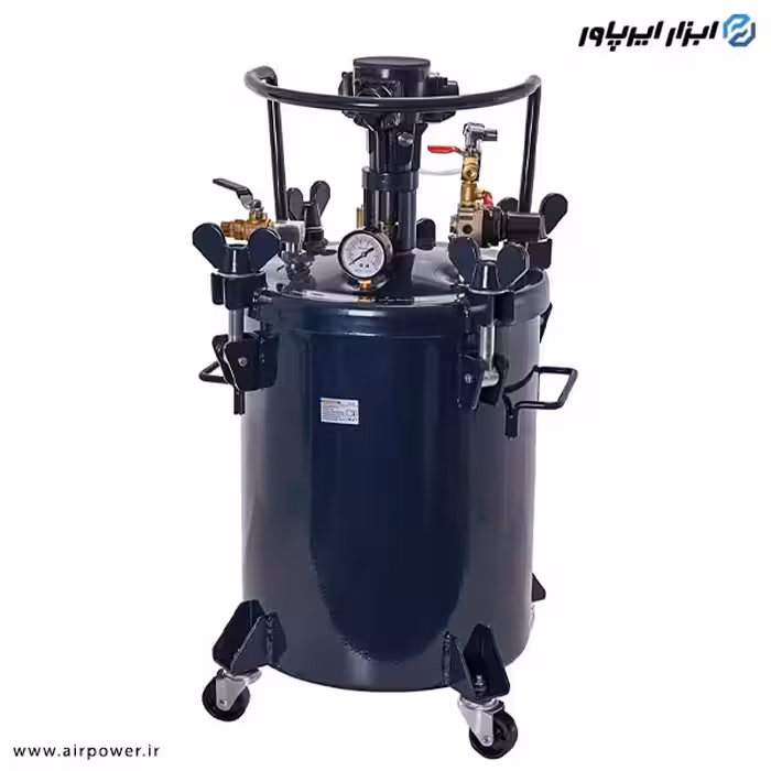 مخزن رنگ تحت فشار بادی 60 لیتری طرح APT مدل PT-60A