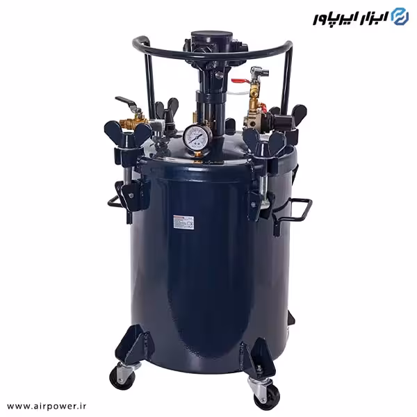 مخزن رنگ تحت فشار بادی 60 لیتری طرح APT مدل PT-60A