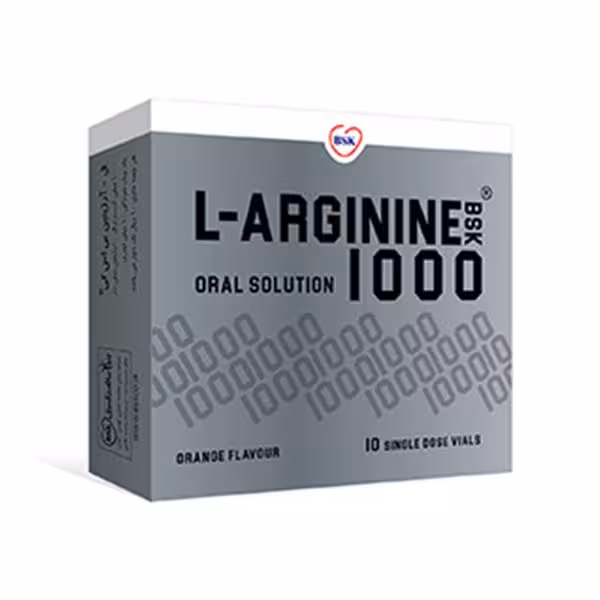 بی اس کی ویال خوراکی ال آرژنین 10 عدد - داروکاو