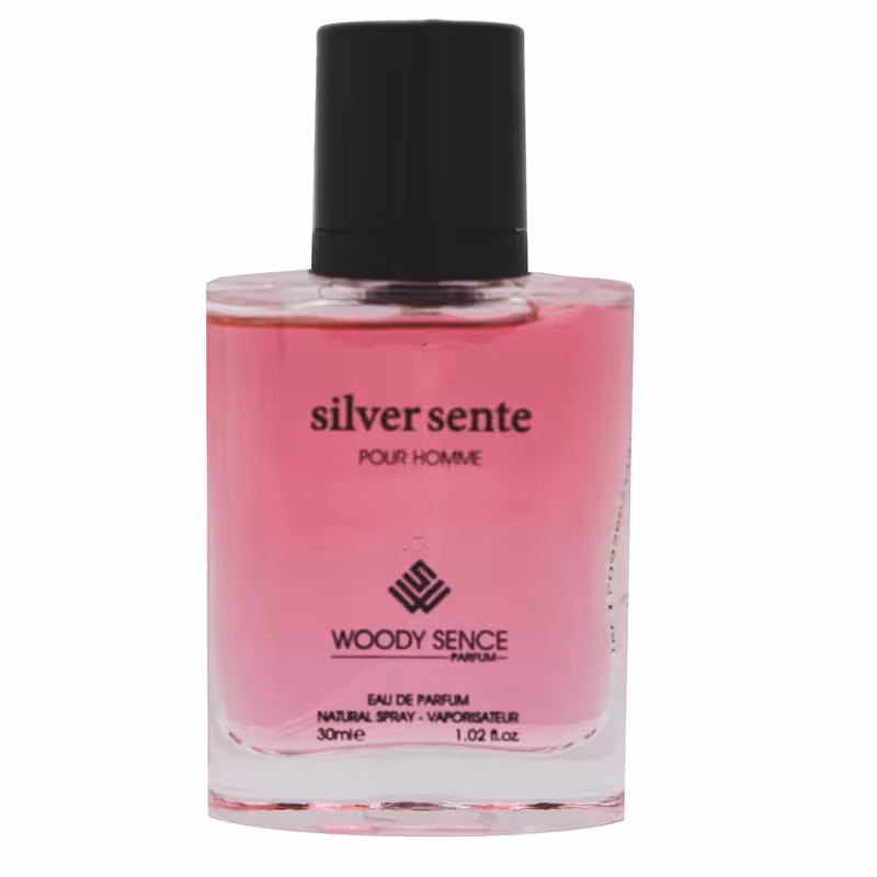 عطر ادکلن جیبی مردانه وودی سنس مدل Silver Scent حجم 30 میلی لیتر