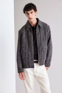 کت مردانه پیراهن OVERSHIRT متناسب است اورجینال H&M