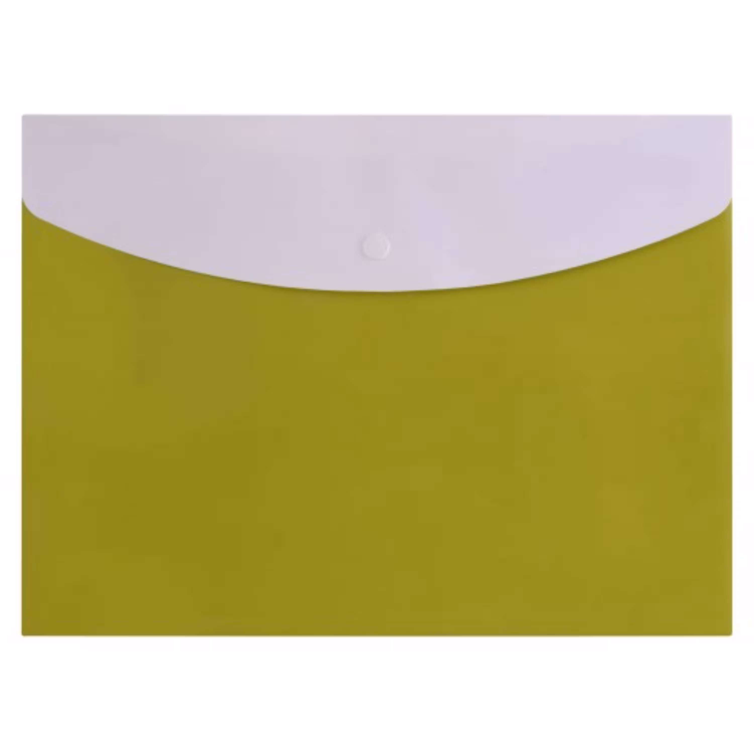 پوشه دکمه دار جیبدار  پاپکو مدل متالیک کد A4-113BC رنگ سبز