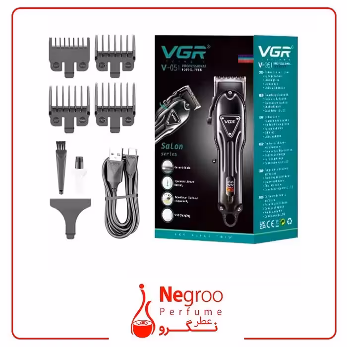 ماشین اصلاح موی سر و صورت وی جی ار مدل V 051