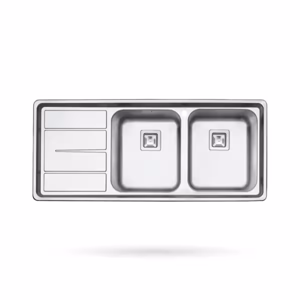 سینک ظرفشویی توکار پرنیان استیل مدل PS 1226