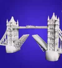 مدل سه بعدی ماکت پل لندن (STL)