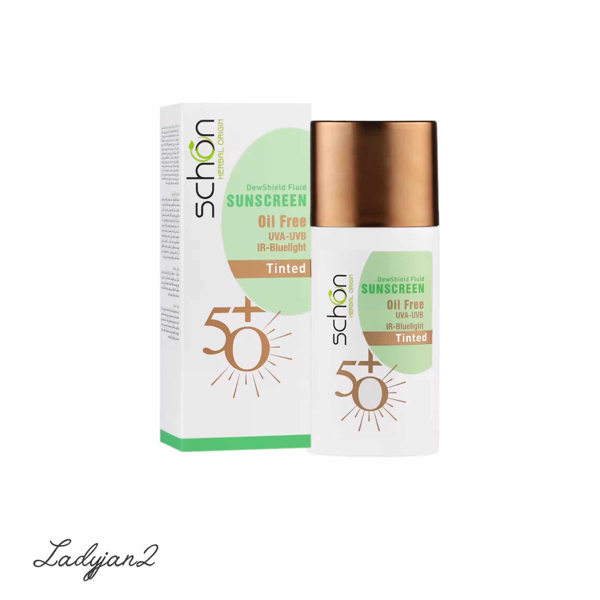 فلوئید ضد آفتاب رنگی دیووشیلد SPF50 شون فاقد چربی