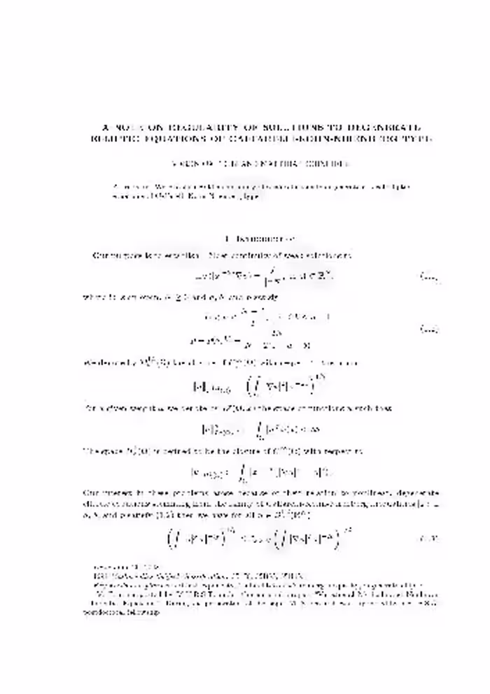 خرید و دانلود نسخه کامل کتاب A note on regularity of solutions to degenerate elliptic equations of Caffarelli-Kohn-Nirenberg type