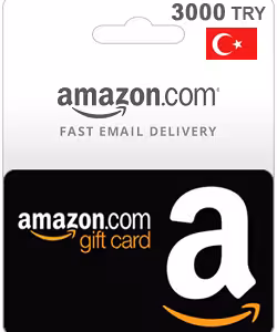 گیفت کارت 3000 لیر امازون