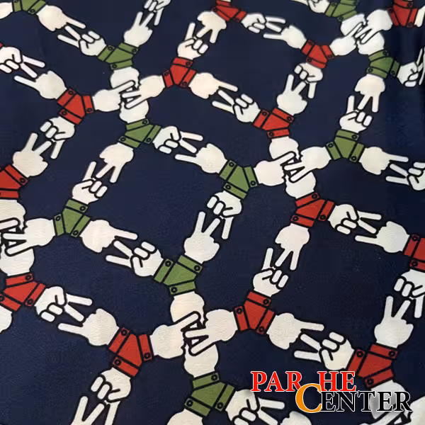 پارچه کرپ گلدار کد 140