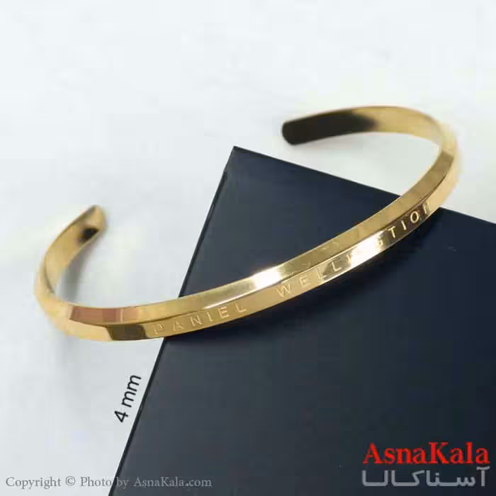 بنگل اسپرت استیل 316 مدل دنیل ولینگتون طلایی کد DSB18928W