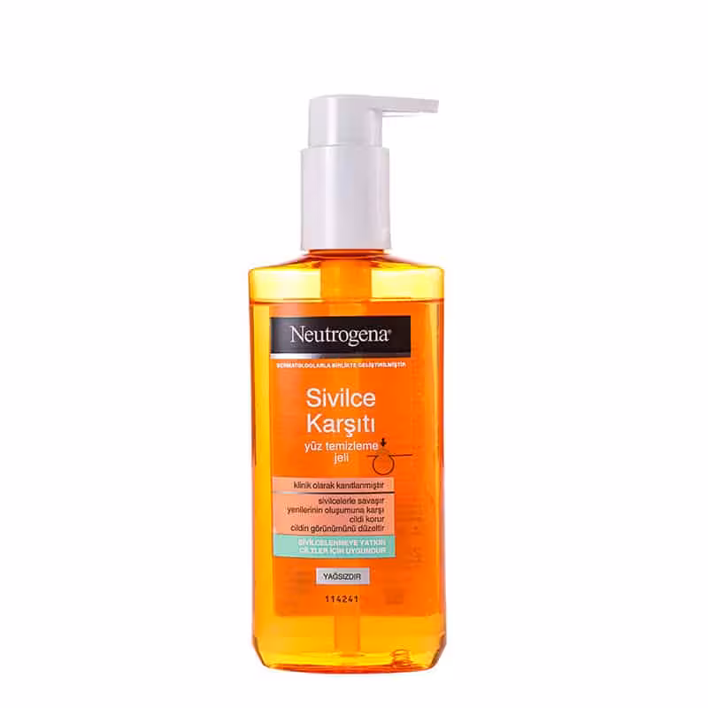ژل شستشوی ضد جوش و ضدآکنه نوتروژینا200میلNeutrogena Sivilce Karsiti