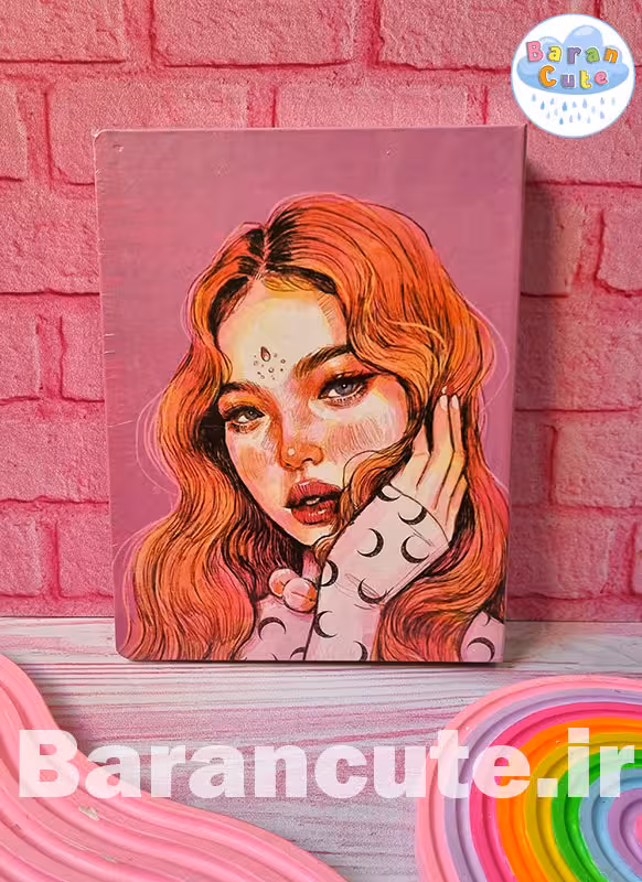 کلاسور سویل 26 حلقه طرح دختر کیوت