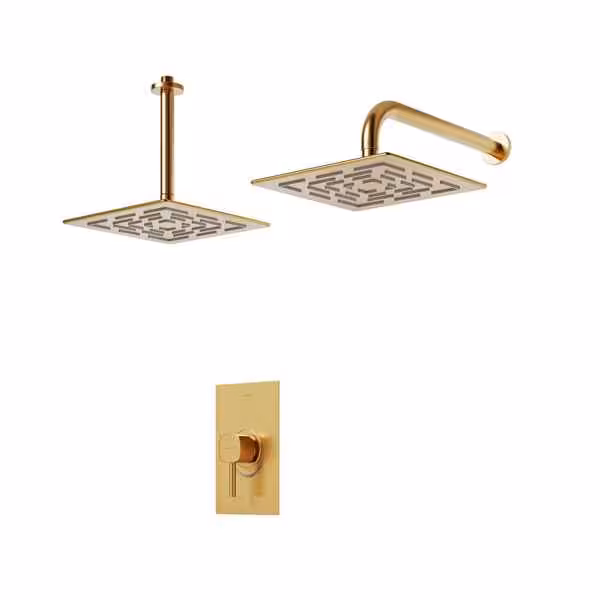 دوش توکار شودر مدل رومر  BRASS تیپ یک