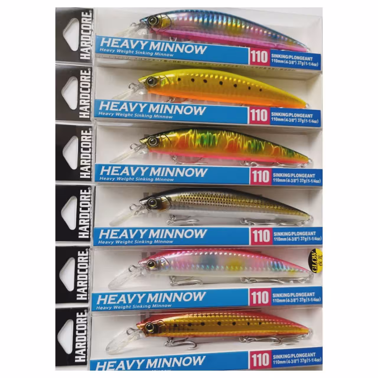لور ماهیگیری اسپین آب شور Duel Hardcore Heavy Minnow 110S