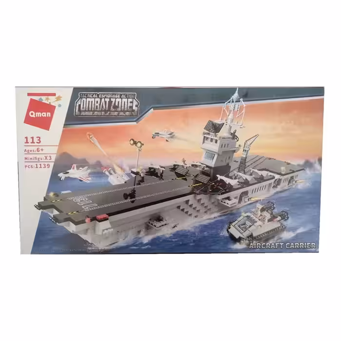 ساختنی کیومن مدل ناو هواپیمابر کد C113 سری COMBAT ZONES