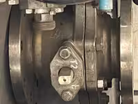 شیر توپی 4 اینچ  دو تیکه ریس فیس کلاس 150 SEAT CF8M STEM CF8M  BALL CF8M  BODY CF8M فابریک